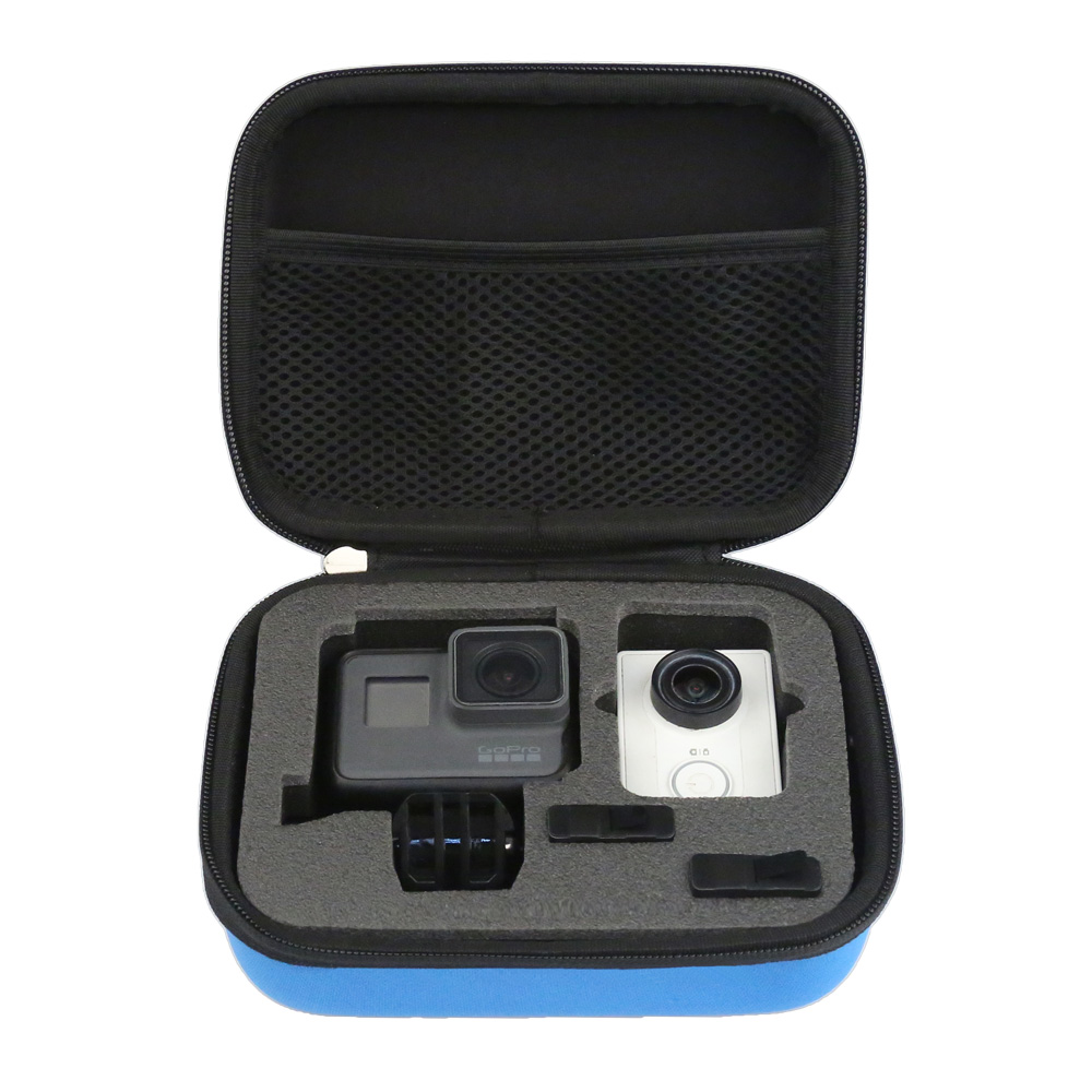 Кейс для экшн-камеры GoPro малый (синий) Telesin