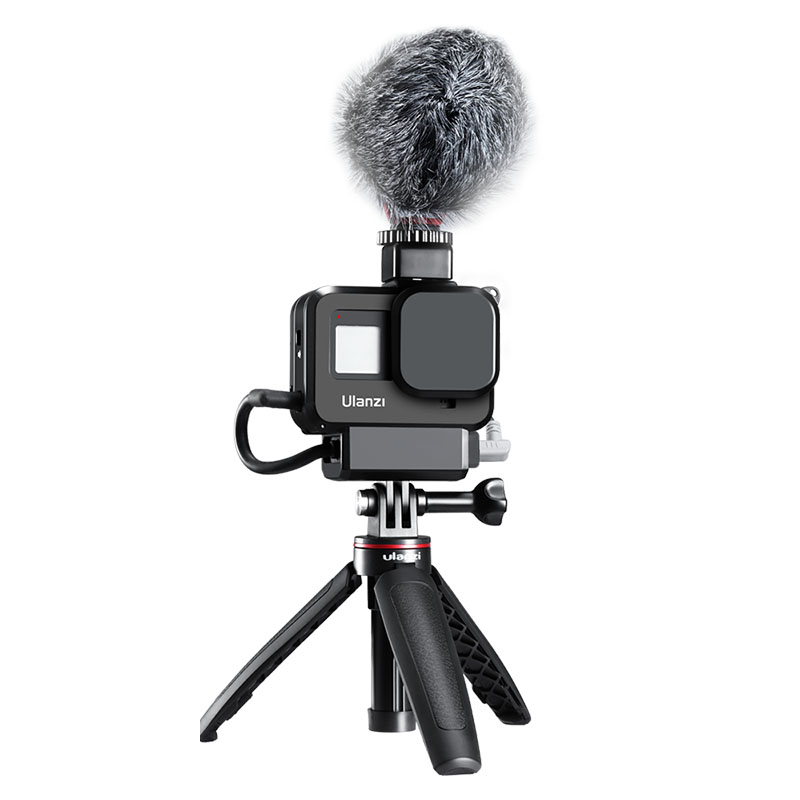 Рамка для микрофона и с отсеком для адаптера Ulanzi для GoPro Hero 8 Black