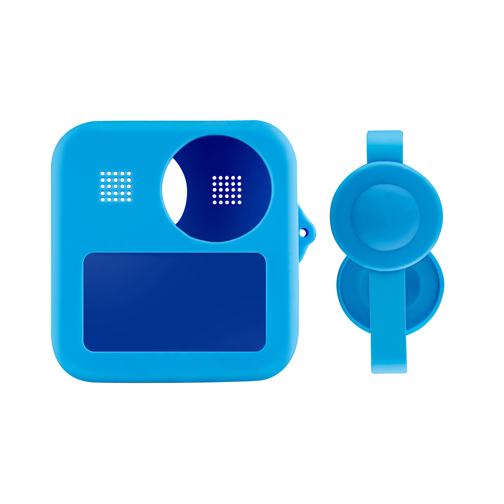 Защитный силиконовый чехол для GoPro Max (синий) Telesin