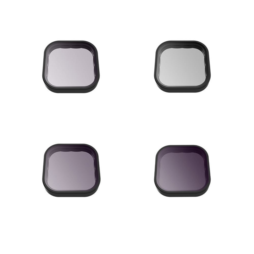 Набор светофильтров CPL/ND8/ND16/ND32 для экшн-камеры GoPro Hero 10/9 Black Telesin